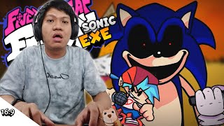 RAP BATTLE DENGAN SONIC IBLIS BUSUK BELUM MANDI!! Friday night Funkin Sonic EXE [DUB INDO] ~Susah!!