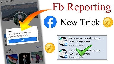 Facebook Reporting Trick Just Now Working 2022 || Report Someone Fb Account New Report Update 2022