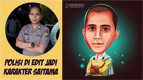 POLISI DI EDIT JADI SAITAMA - VECTOR VINCE RUZ