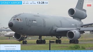 🔴 USAF KC-10 FINAL Takeoff in Australia! Sydney Airport Live Plane Spotting w/ Tim + ATC 🔴