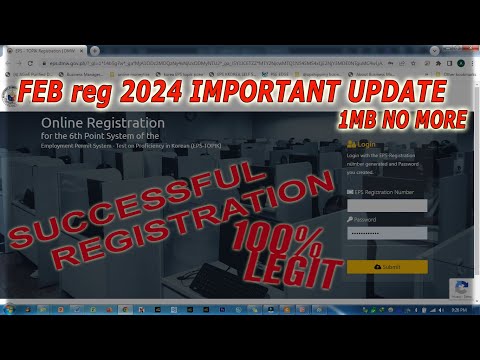 EPS TOPIK registration IMPORTANT UPDATE!! MUST WATCH 100%