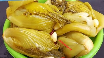 DƯA CẢI MUỐI CHUA để ăn được lâu giòn rụm không phơi nắng không giấm 2 ngày là ăn được