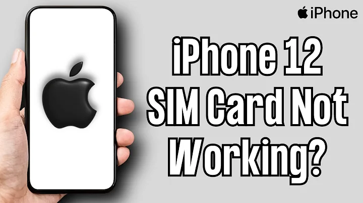iPhone 12  SIM Card Not Working? No Service, No SIM Card, Invalid SIM, Stuck on Searching  FIXED!