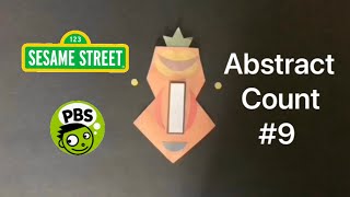 Sesame Street-Abstract Count 9 My Version