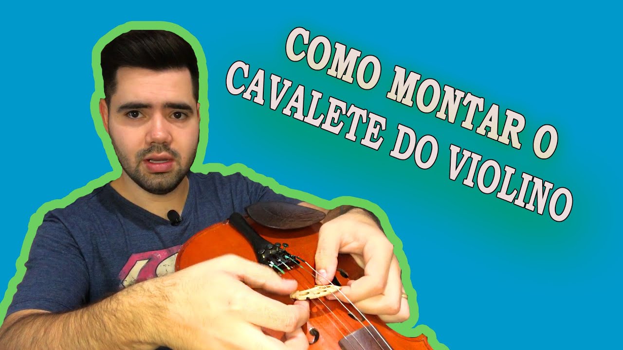 TUTORIAL COMO MONTAR O CAVALETE DO VIOLINO