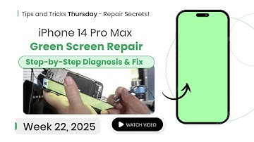 Troubleshooting iPhone 14 Pro Max Green Screen Issue | Advanced Display Repair