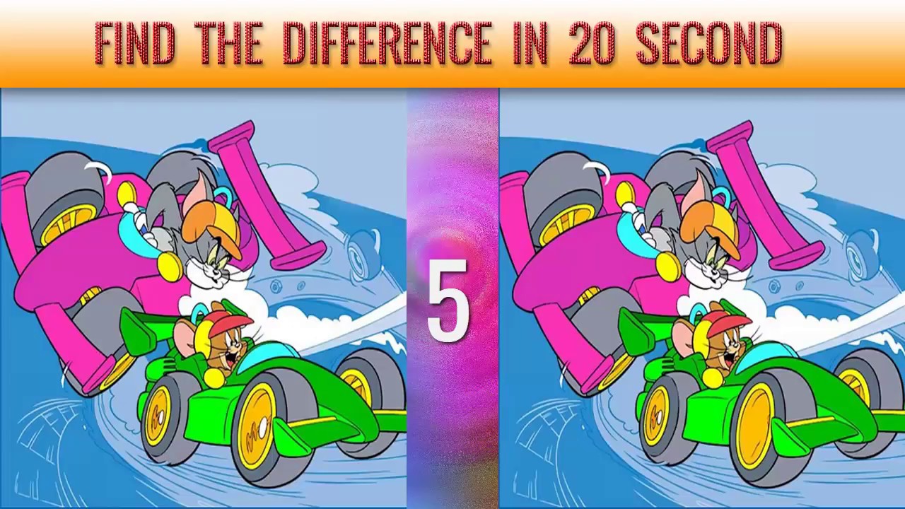 Find The Difference Tom and Jerry | Tom and Jerry | Puzzles For Kids ...