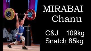 MIRABAI Chanu (48kg) - ALL ATTEMPTS / 2017 WEIGHTLIFTING WORLD CHAMPIONSHIPS