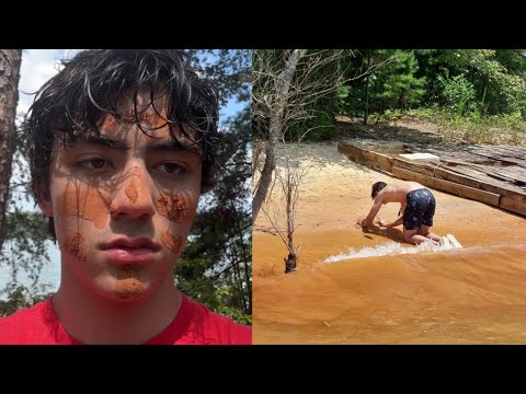 Stranded on an island for 24 hours!! (15 mins) - YouTube