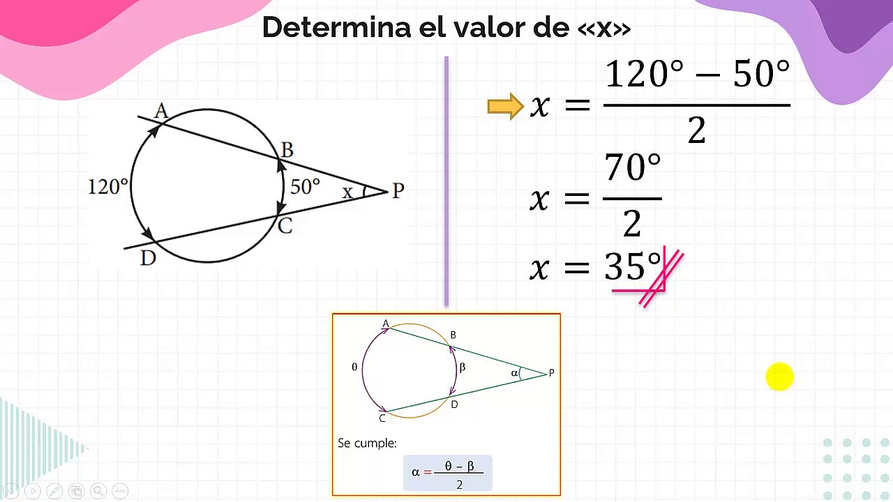 Ángulos en la Circunferencia | Ejercicios 1 - YouTube