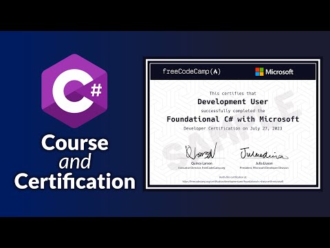 Free Foundational C# Certification from Microsoft – Full Course