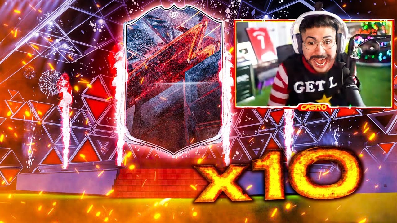 I PACKED 10 VERSUS FUT FIRE PLAYERS!! FIFA 22