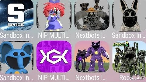 Nextbots In Playground Mod Zoonomaly, Sandbox In Space, Nip Multipayer, Zoonomaly Morphs Gameplay