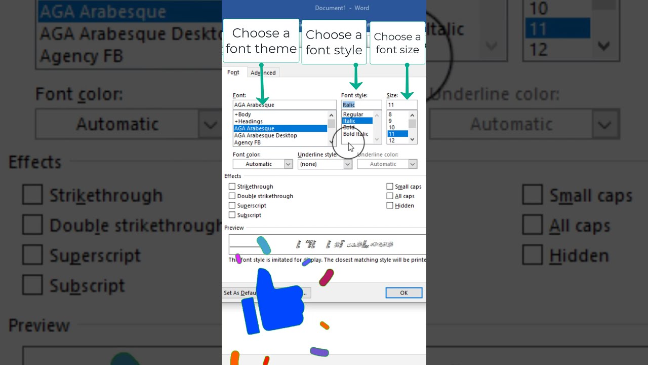 Tech In 1 Minute How To Change Default Font Word
