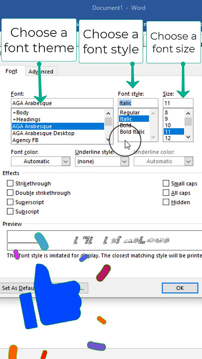 Tech In 1 Minute | How to change default font in Word