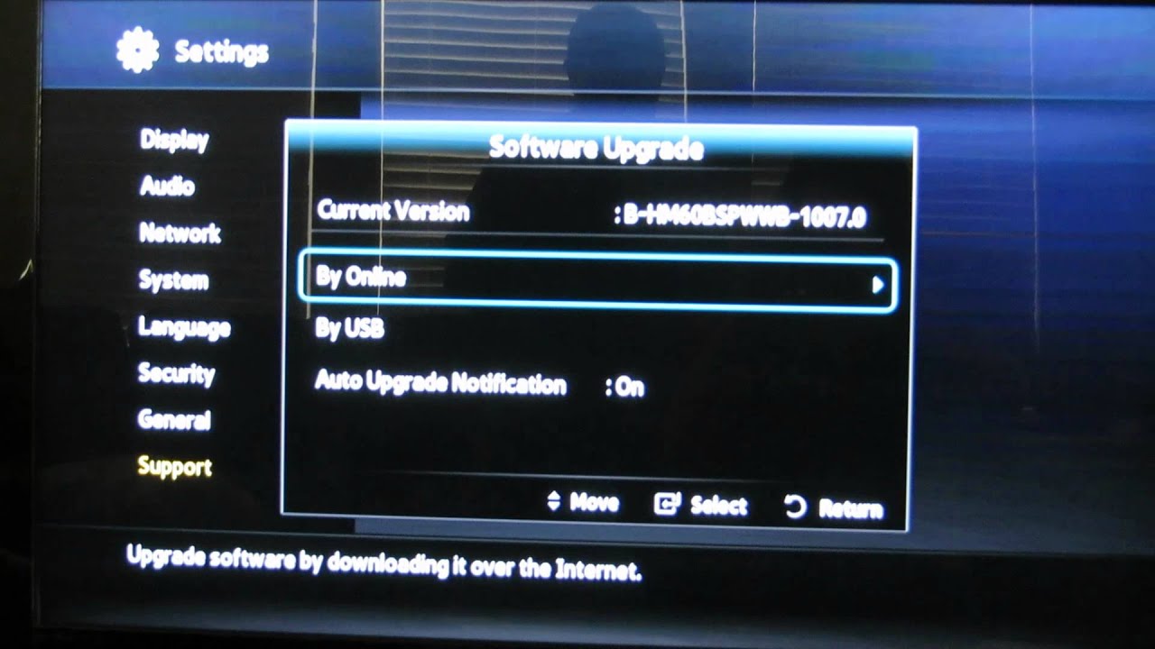 Samsung blu ray bd p1580 firmware update