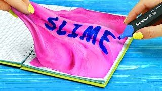 CHALLENGE : 10 FOURNITURES SCOLAIRES SQUISHY vs FOURNITURES SCOLAIRES SLIME