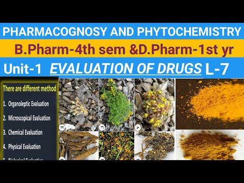 DRUG EVALUATION(ORGENOLEPTIC ,