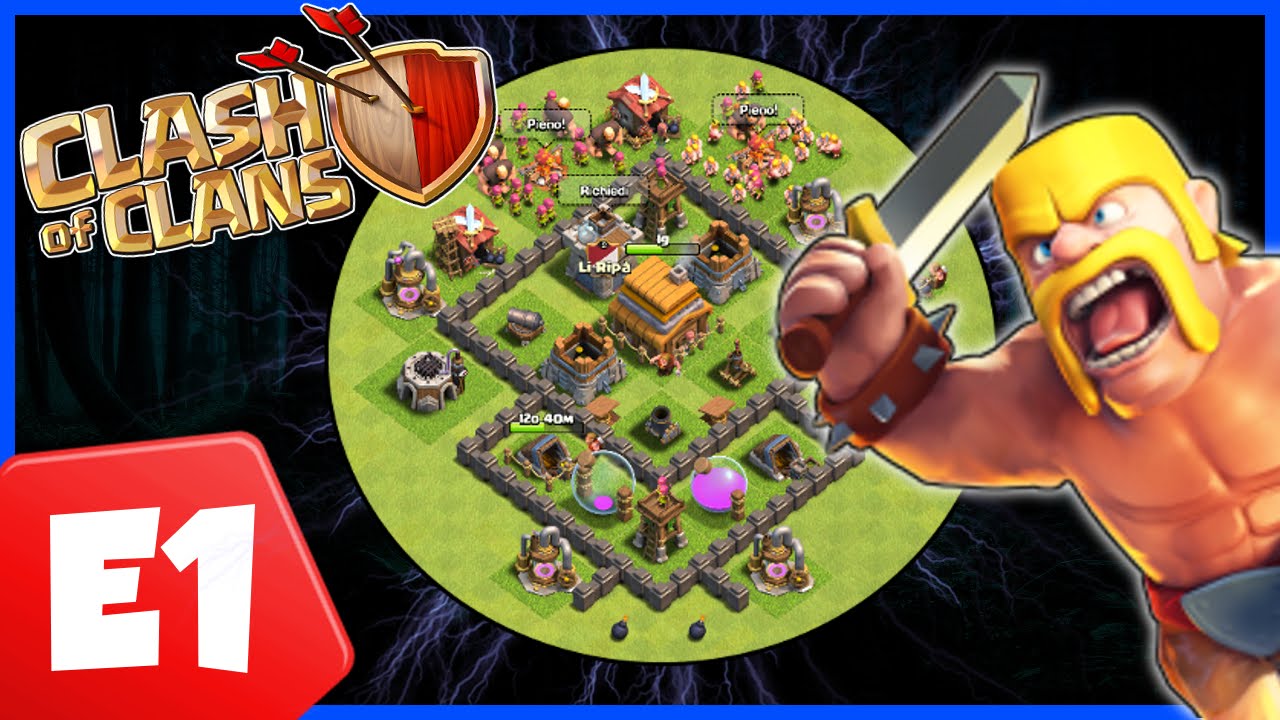 Clash of Clans E1 - IL MIO VILLAGGIO! gaming logo