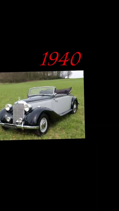 Evolution of Mercedes (1900 ~2023) #1900 #2000s #evolution #mercedes #shorts