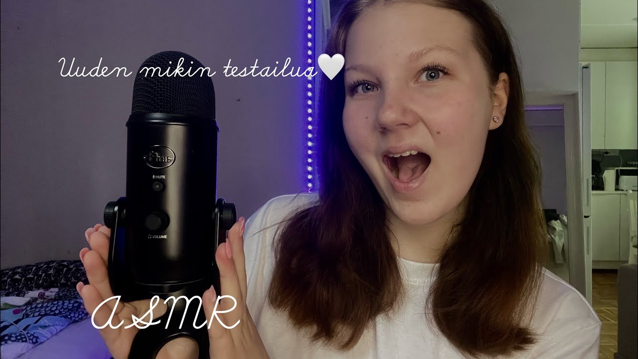 ASMR SUOMI || mikki tuli vihdoin!! (Mikin testailua, naputtelua ja höpöttelyä)