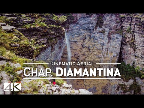 Vista aérea do Morro do Pai Inácio, Parque Nacional da Chapada Diamantina,  no Brasil. Planeta fantástico do Canyon, Banco de Video - Envato Elements