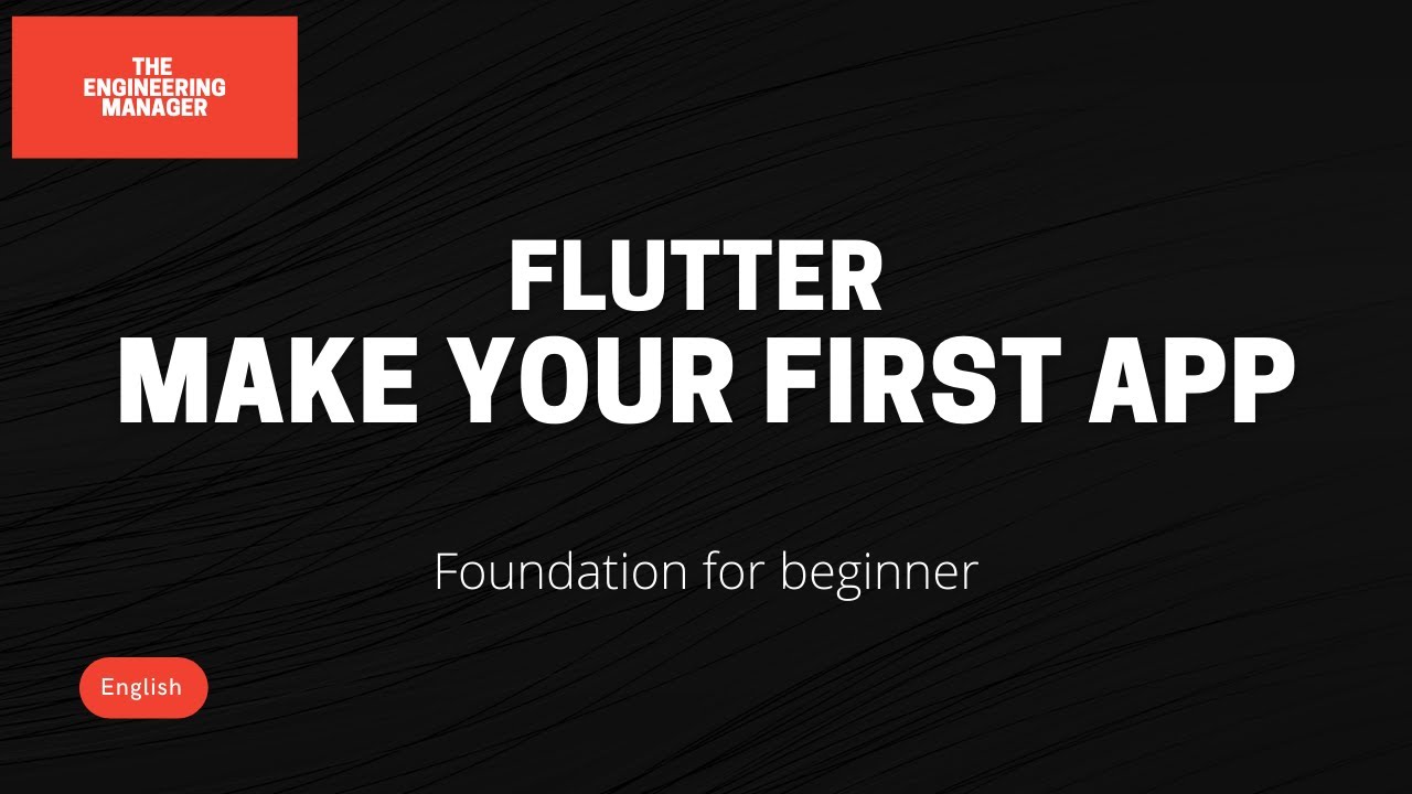 Flutter - Create your First Mobile App - YouTube