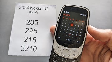 Calendar on Nokia 235 , 225 , 215 ( 4G 2024) + How to Add New Events & Reminders