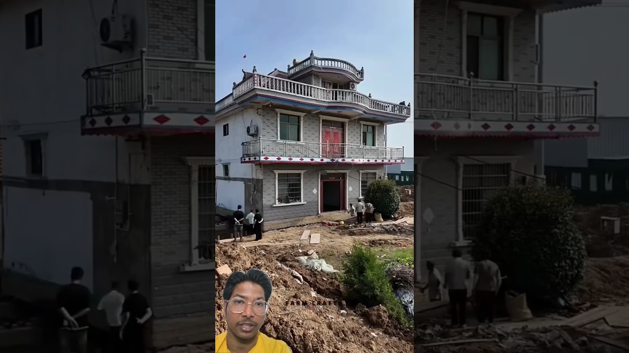 Home transported by rollers 