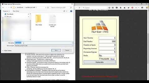 Ticket Numbering with printernumbers.com and Corel Draw X7