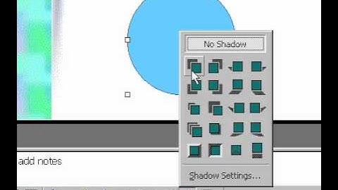 Microsoft Office PowerPoint 2000 Add a shadow to object