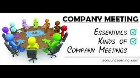 Class 11|SECRETARIAL PRACTICE #SP|COMPANY MEETINGS - 2 CHAPTER 8|Maharashtra State Board