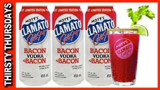Motts Clamato Caesar Bacon Vodka Beverage