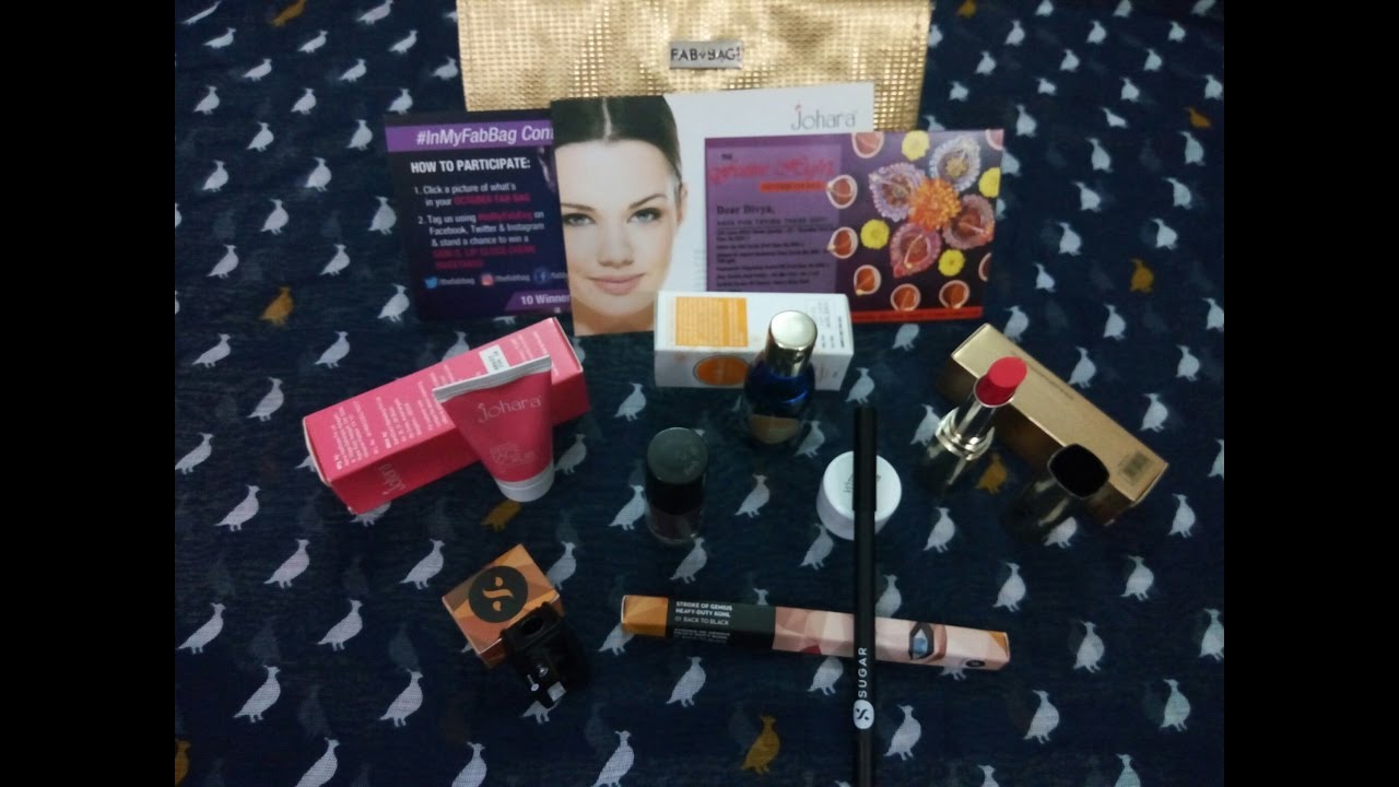 Fab Bag Review and Unboxing | Oct 2016