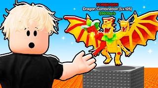 I Got NEW DRAGON COMBINATION FORBIDDEN in Survive Lava for Brainrots!