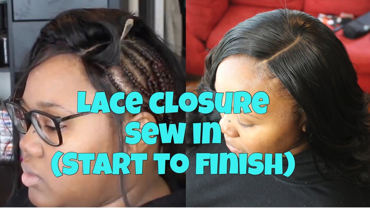 Middle Part Closure sew in! #HairIsTheKe | Weave hairstyles braided, Sew in  hairstyles, Weave hairstyles