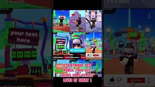 Faites percé @RexotRBX #robux #giveaway #roblox  #pub