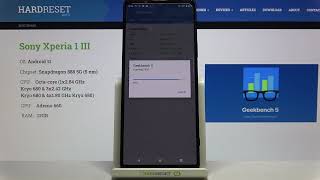 Как работает тест производительности geekbench 5 cpu на SONY Xperia 1 Mark III