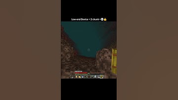 Low-end device+2 chunk players are OG..🥀#minecraft #ytshorts #shorts