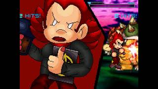 Mugen Cassandra (Newgrounds) Vs Bowser