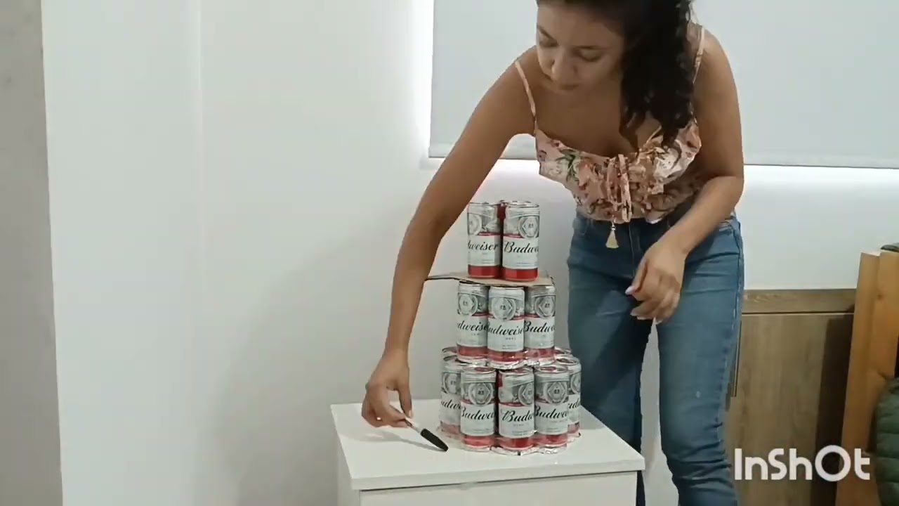 ❤COMO HACER PASTEL DE CERVEZAS/PIRAMIDE DE CERVEZAS FACIL Y RAPIDO ❤❤❤❤