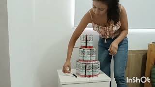❤HOW TO MAKE A BEER CAKE/BEER PYRAMID EASY AND FAST ❤❤❤❤