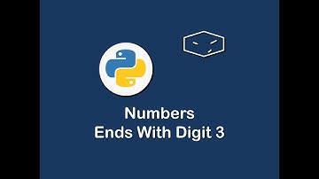 numbers ends with digit 3 in python 😀