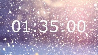 95 Minute Winter Timer with Relaxing Music and Alarm