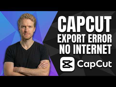 Fix CapCut Export Error No Internet Connection (Easy Guide)
