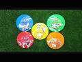 4 Minutes Satisfying with Rainbow M&amp;M'S Candy Unpacking From Glossy Containers ASMR Beads Surprise