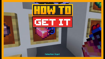 HOW TO GET CELESTIUM INGOT IN MINECRAFT WITH MYTHIC METALS