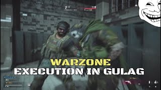 Execution IN GULAG!!! WARZONE - Call of Duty Modern Warfare