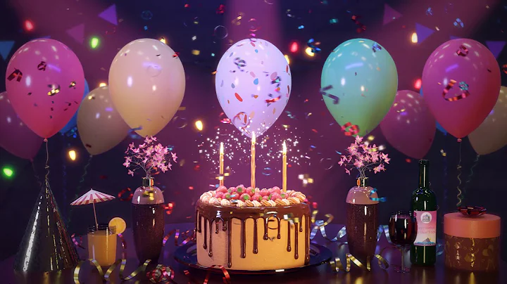 Happy Birthday Song Animation with Cake and Magical Celebration in 4K Long Version - DayDayNews