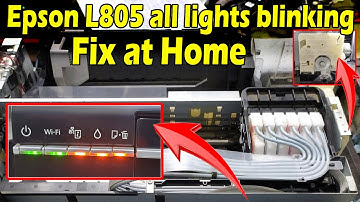 Epson L805 all lights blinking error solution ! Epson L805 Error All Lights Blinking Quick Solution